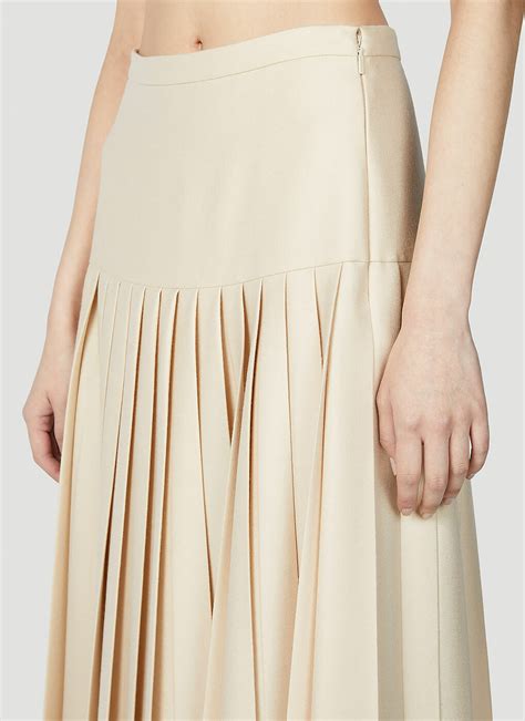 gucci skirt and jacket set|Gucci pleated skirt.